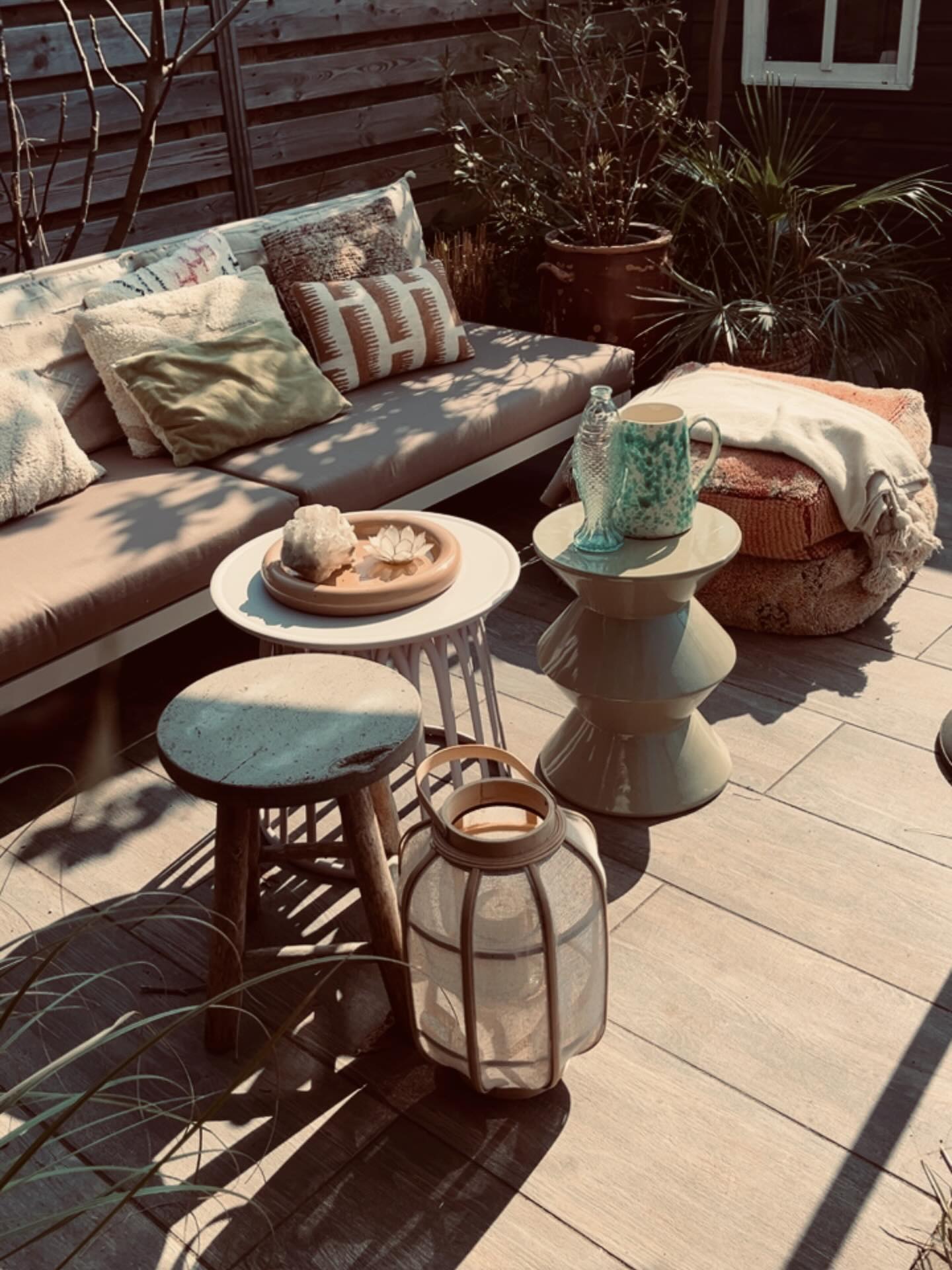 Middagje in eigen tuin #tuin #styling #relax #wonen
