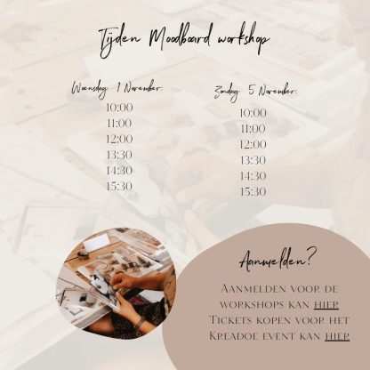 KreaDoe workshop moodboard en kleur in huis Woensdag 1 November 11:00 - Afbeelding 4