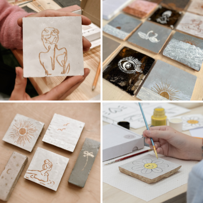 Tegel schilder workshop Kreadoe Zondag 13 April 14:00 - 14:45 workshopplein C2 - Afbeelding 2