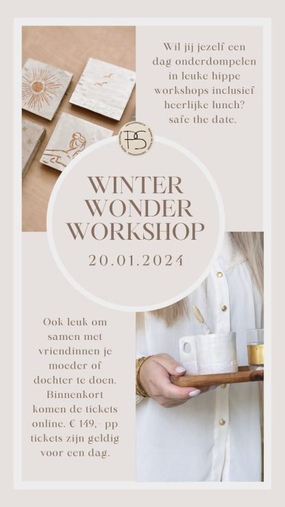 winter wonder workshopdag 20 Januari 2024