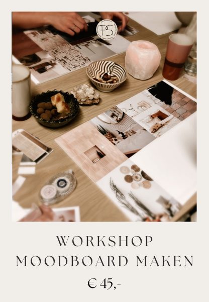 Moodboard en kleur in huis workshop 11 Juni 20:00-22:30 Omgeving Oss