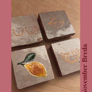 Creative Life workshop Mini Tegel schilderen 5 x 5 cm zaterdag 7 November 13:30-14:00