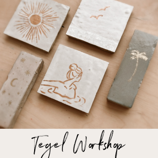 Creative Life workshop Tegel schilderen Zondag 8 November 13:00-13:45